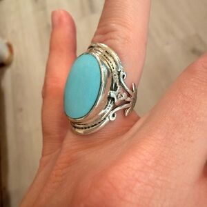 Silver Turquoise Ring
